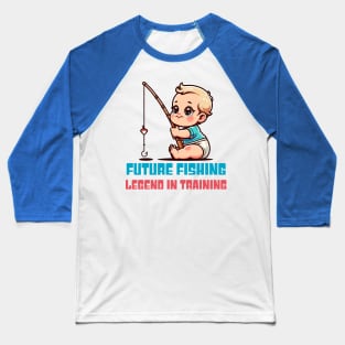 Fishing Baby Baseball T-Shirt